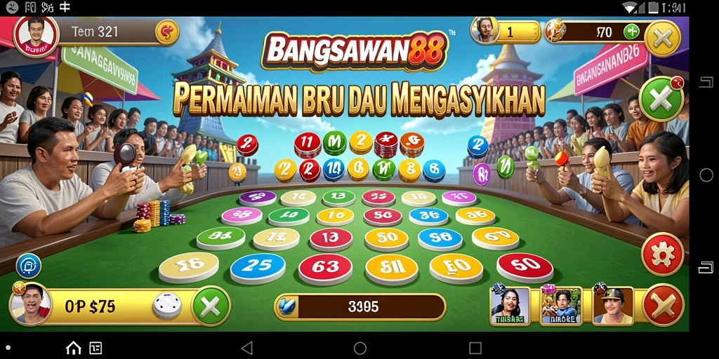Tampilan gameplay seru di BANGSAWAN88 dengan banyak pemain.
