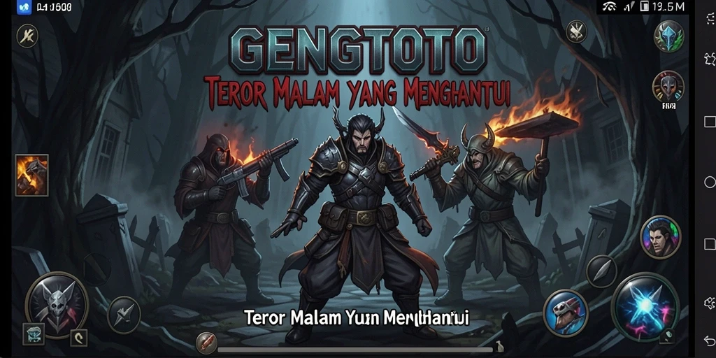 Tangkapan layar menampilkan suasana horor yang mencekam dari GENGTOTO.