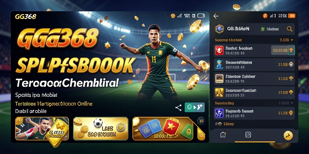 Screenshot utama GG368 menampilkan antarmuka taruhan olahraga yang menarik.