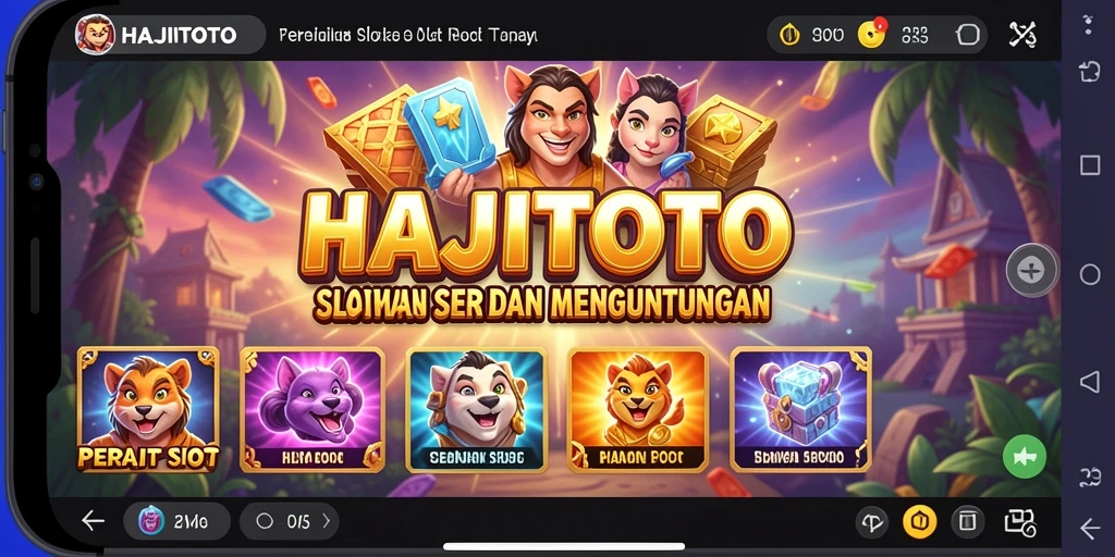 Tampilan menarik dari gameplay HAJITOTO yang penuh warna.
