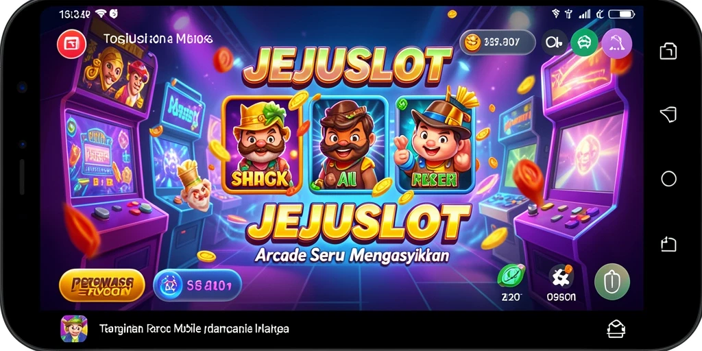 Screenshot JEJUSLOT menampilkan keseruan gameplay Arcade yang menawan.