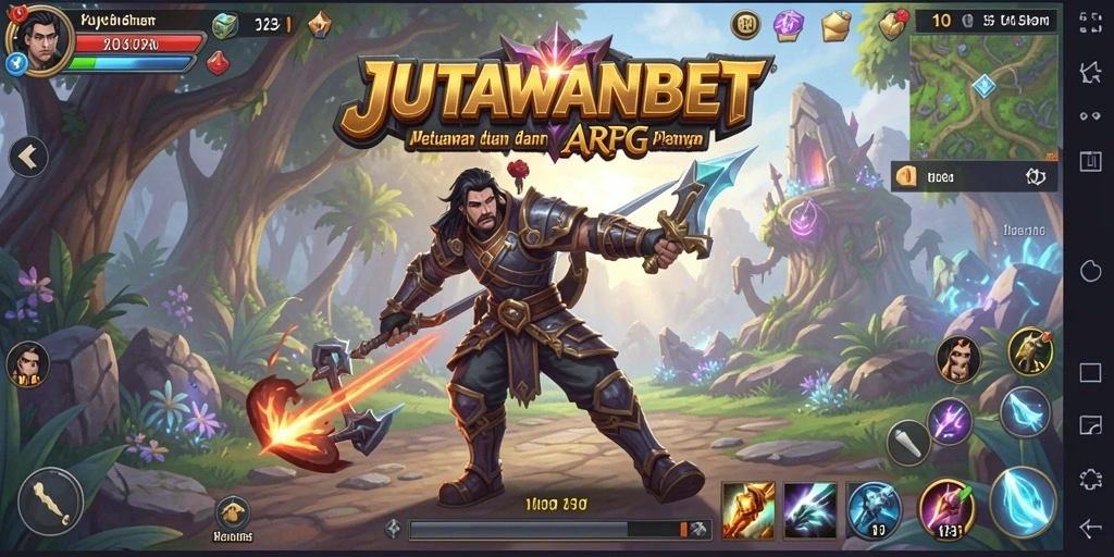 Tampilan menakjubkan dari aksi pertarungan dalam JUTAWANBET.