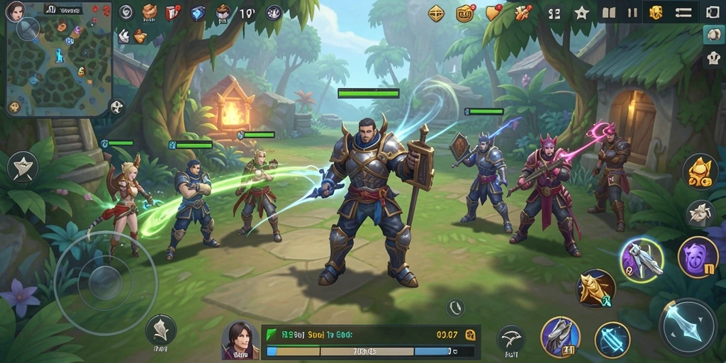 Screenshot MPOID menampilkan seru dan menyenangkan gameplay SLG.