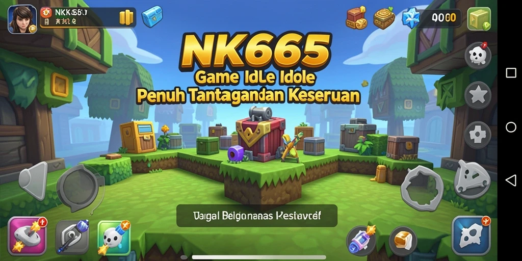 Tampilan gameplay NK666 yang menarik dan penuh warna.
