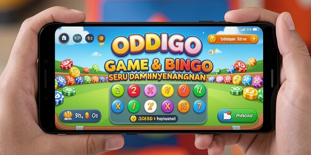 Tampilan gameplay ODDIGO yang menarik dan interaktif.