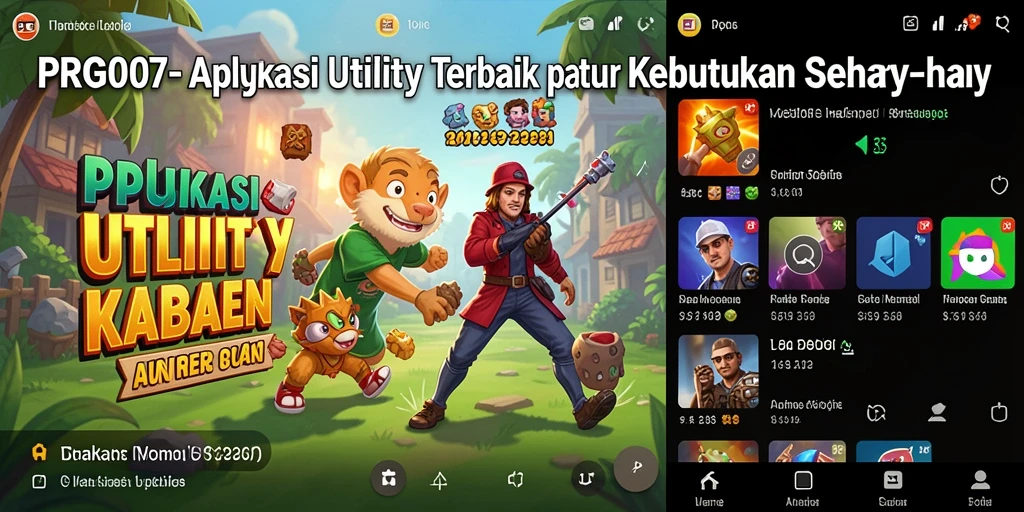 Tampilan antarmuka aplikasi PRG007 yang menarik dan fungsional.