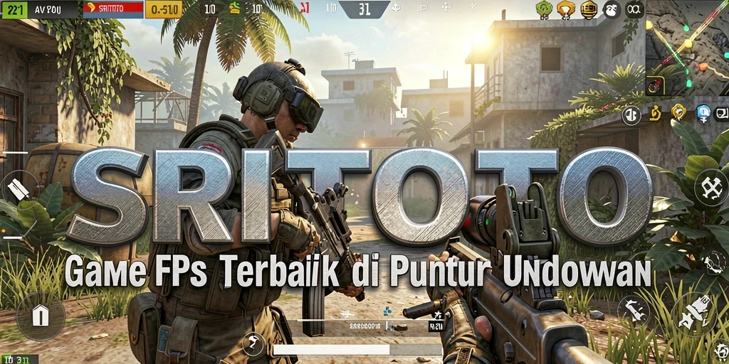 Screenshot gameplay SRITOTO yang menunjukkan aksi tembak-menembak yang seru.