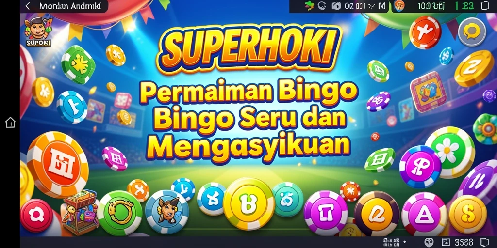 Screenshot SUPERHOKI menunjukkan keseruan gameplay Bingo yang menarik.