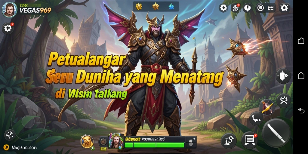 Tampilan gameplay seru dan menantang dari VEGAS969.