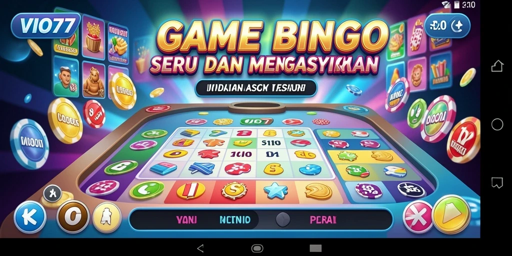 Tampilan gameplay Bingo yang seru dan mengasyikkan di VIO77.