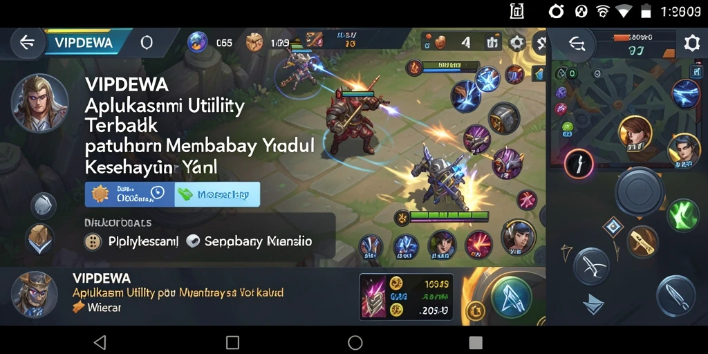 Screenshot utama dari VIPDEWA dengan tampilan antarmuka yang ramah pengguna.